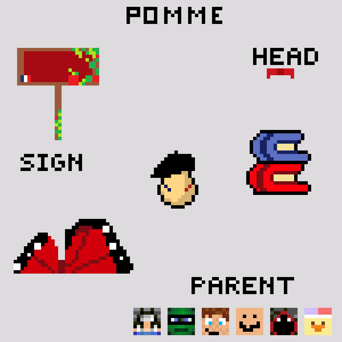 I didn't thinks I would post this but I want to post all my silly little pixel art I did for all the eggs.
#pommefanart #dapperfanart #richarlysonfanart #ramonfanart #sunnyfanart #empanadafanart #pepitofanart #chunsikfanart