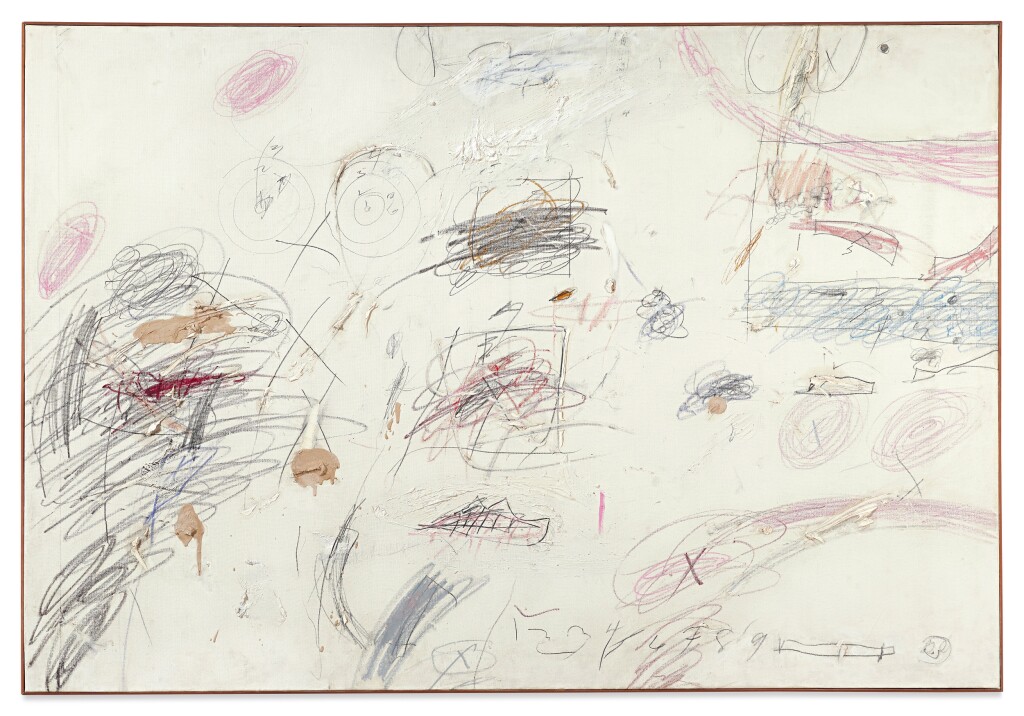 #AuctionUpdate: After a 6 minute bidding battle, Cy Twombly’s ‘Untitled’ kicks off the Contemporary Evening Auction at #SothebysNewYork, fetching $7.5M. #SothebysContemporary