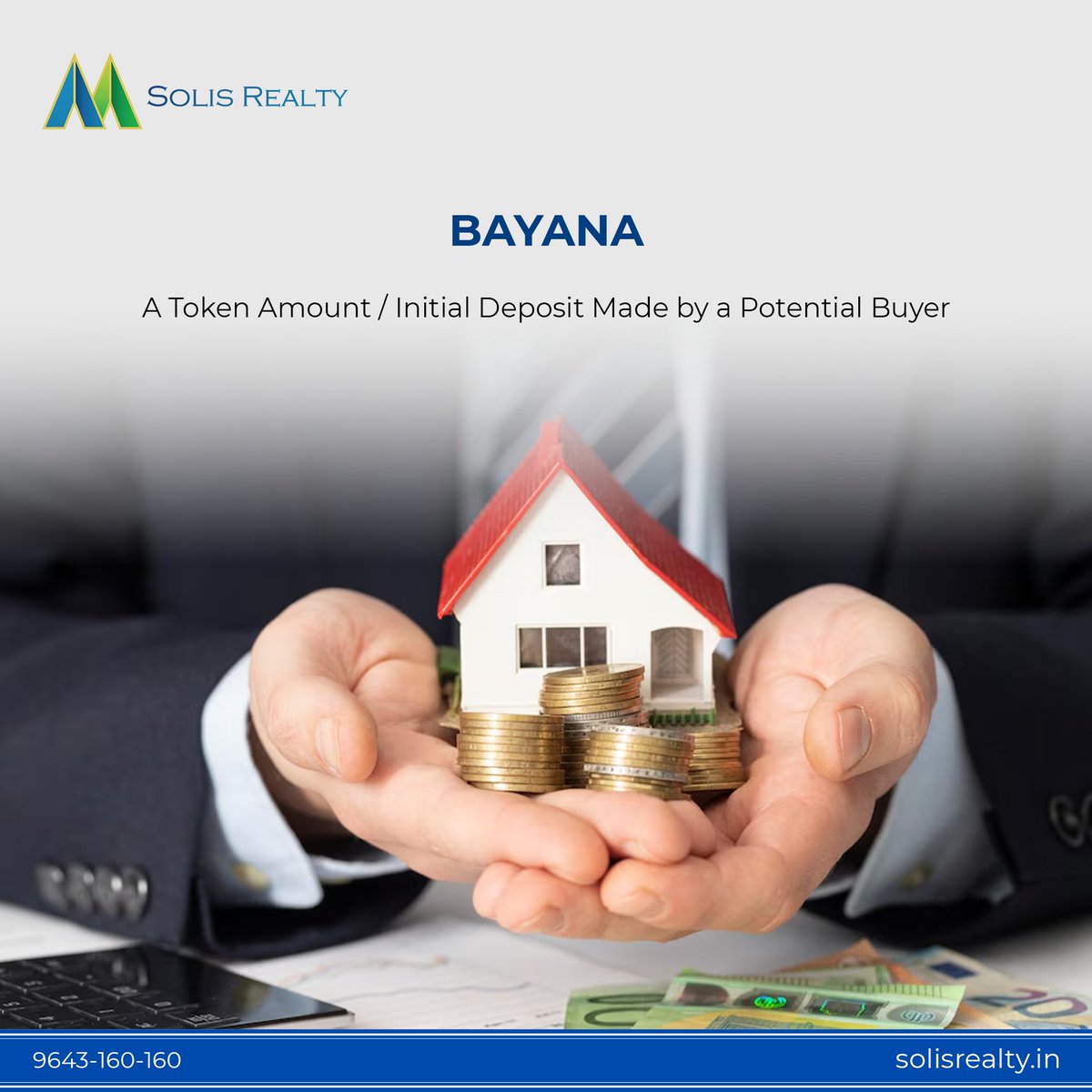By giving #Bayana, the potential #buyer expresses #serious interest in purchasing a #property.

#SolisRealty #realestate #realestateagent #realestateexpert #realestateassociatebroker #realestateinvestor #realestateinvesting #realestatelife #realestateforsale #realtor