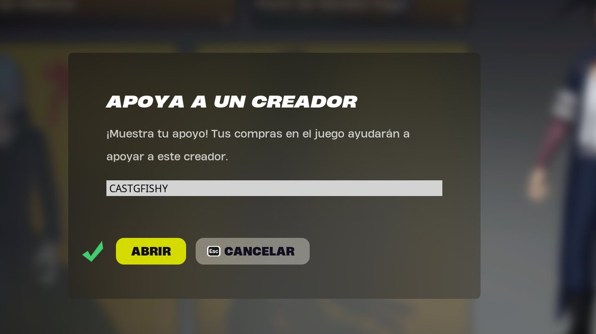 Me regale dos skins al precio de una con el code CASTGFISHY, seguiré apoyando usando tu codigo pa @Castgfishy amonos ricky