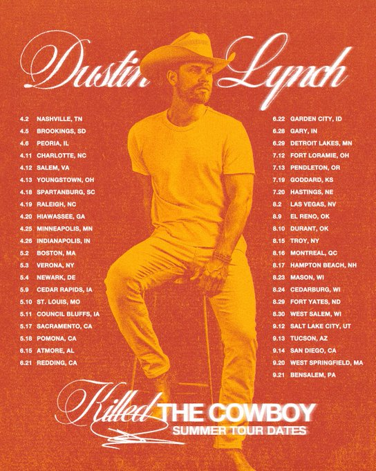 ★✰ ㄚⒺєĦⒶ𝒶ａ✰★ 🤠 Dustin Lynch @dustinlynch KILLED THE COWBOY New album, out now Tickets for the Killed The Cowboy Tour are on sale now Entertainment & Recreation #Nashville, #TN dustinlynch.lnk.to/KilledTheCowbo…