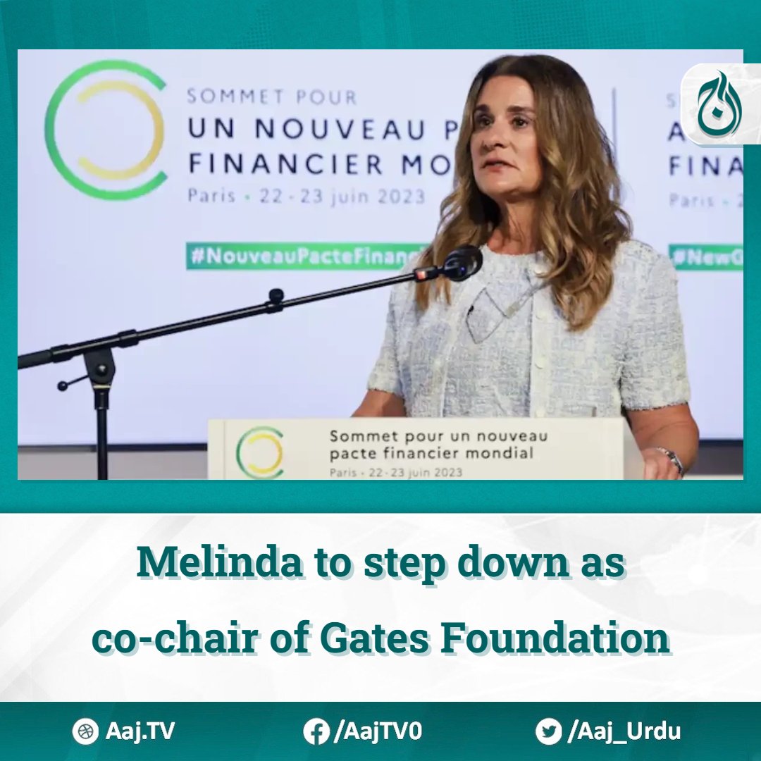 Melinda French Gates is stepping down as co-chair of the Bill and Melinda Gates Foundation, one of the world’s biggest private charitable foundations that she co-founded with her former spouse more than 20 years ago, she said on Monday. #MelindaGates #GatesFoundation…