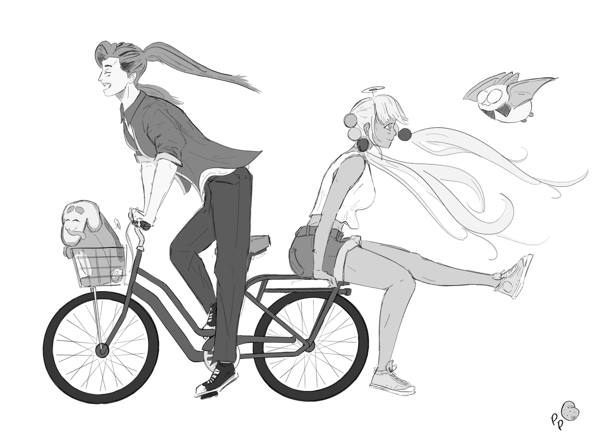 Day 9 national cycling day
#vespart #galaxillust #99sanaday
