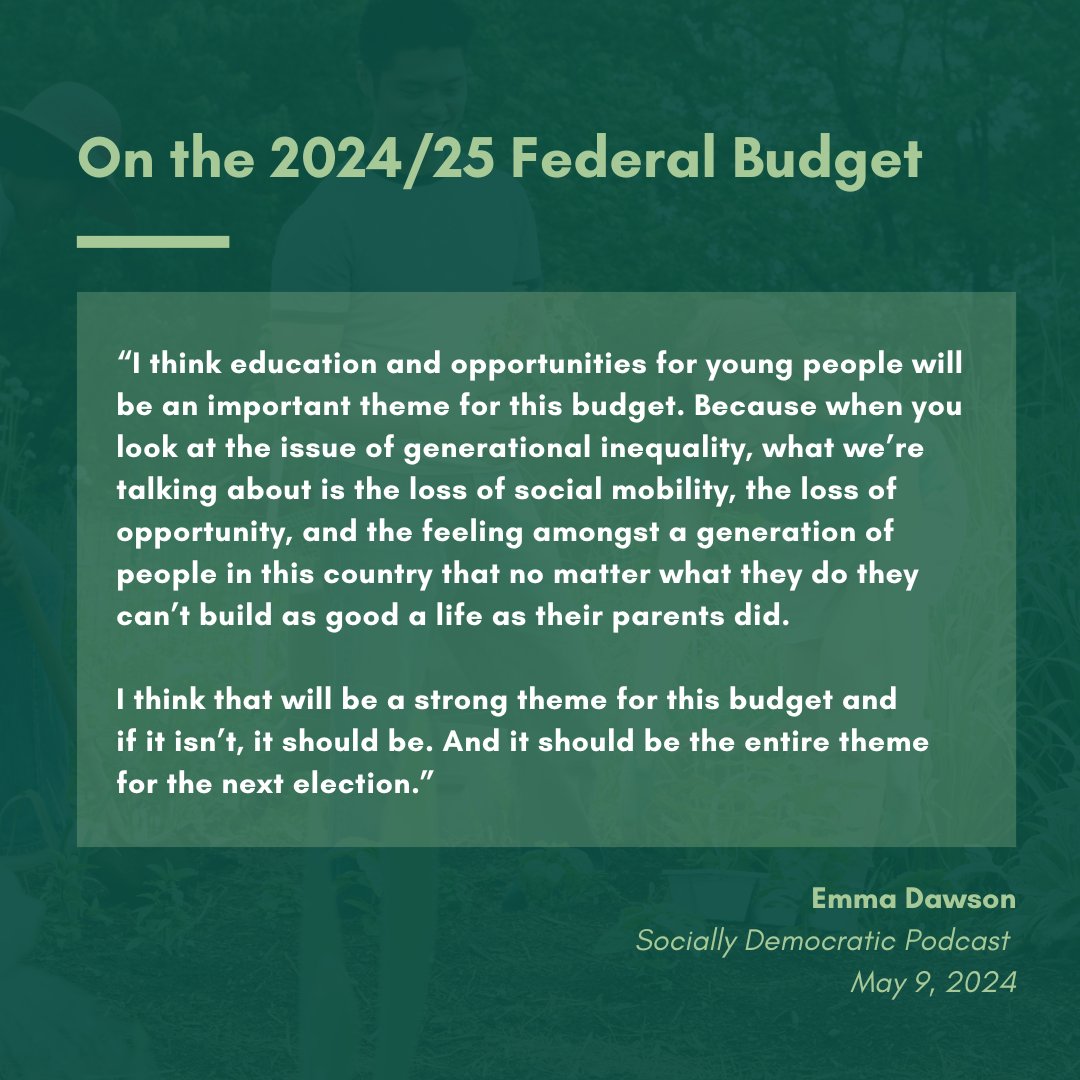 Emma Dawson speaks on the upcoming Federal Election on the Socially Democratic podcast. 

#auspol #federalbudget #budget #sociallydemocratic