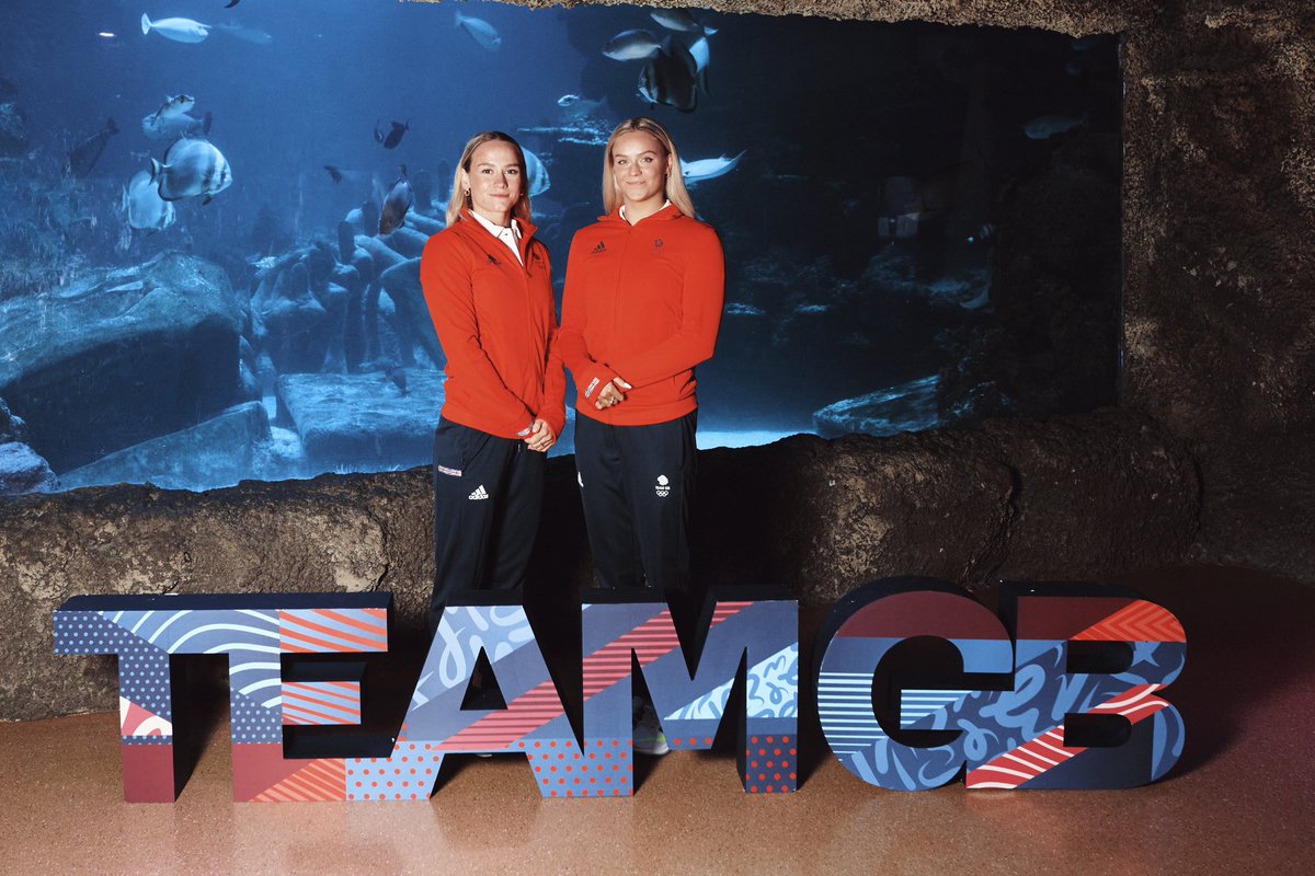 🏟️ With 73 days to go, nearly 70 🇬🇧 athletes have now been named for #paris2024 #Olympics 🟦 🤸‍♀️Kate Shortman & Izzy Thorpe are latest 👏 The pair won Britain’s first ever World championship medals in artistic swimming this year (🐢 not included 😉) 📸 @TeamGB @london_aquarium
