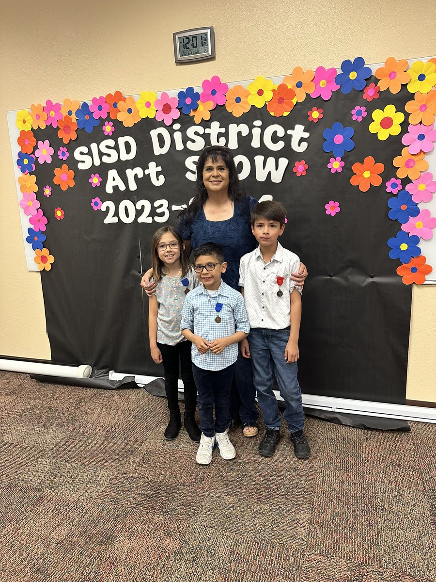 Proud of my scholars for winning in the District Art Contest.  One 2nd place winner and two 1st place winners!  #CactusMakesPerfect #SISD
