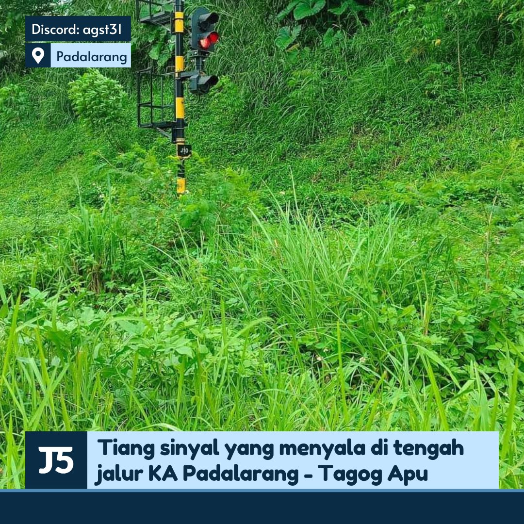 Walaupun jalur kereta api Padalarang - Tagog Apu - Cipatat sudah lama mati, namun lampu sinyal di jalur tersebut masih menyala. Persinyalan tersebut satu paket dengan sistem Stasiun Padalarang eksisting. Berdasarkan rencana terbaru DJKA dalam tender studi jalur Cipatat -