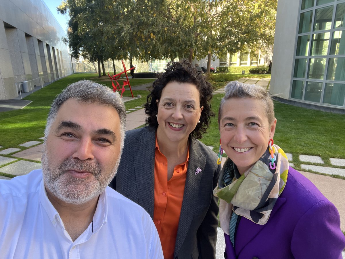 Fantastic to chat with @Mon4Kooyong today and thank her for her terrific comments on media this morning reminding everyone that it’s possible to have a compassionate and humane approach to refugees rather than faux outrage and hysteria response.