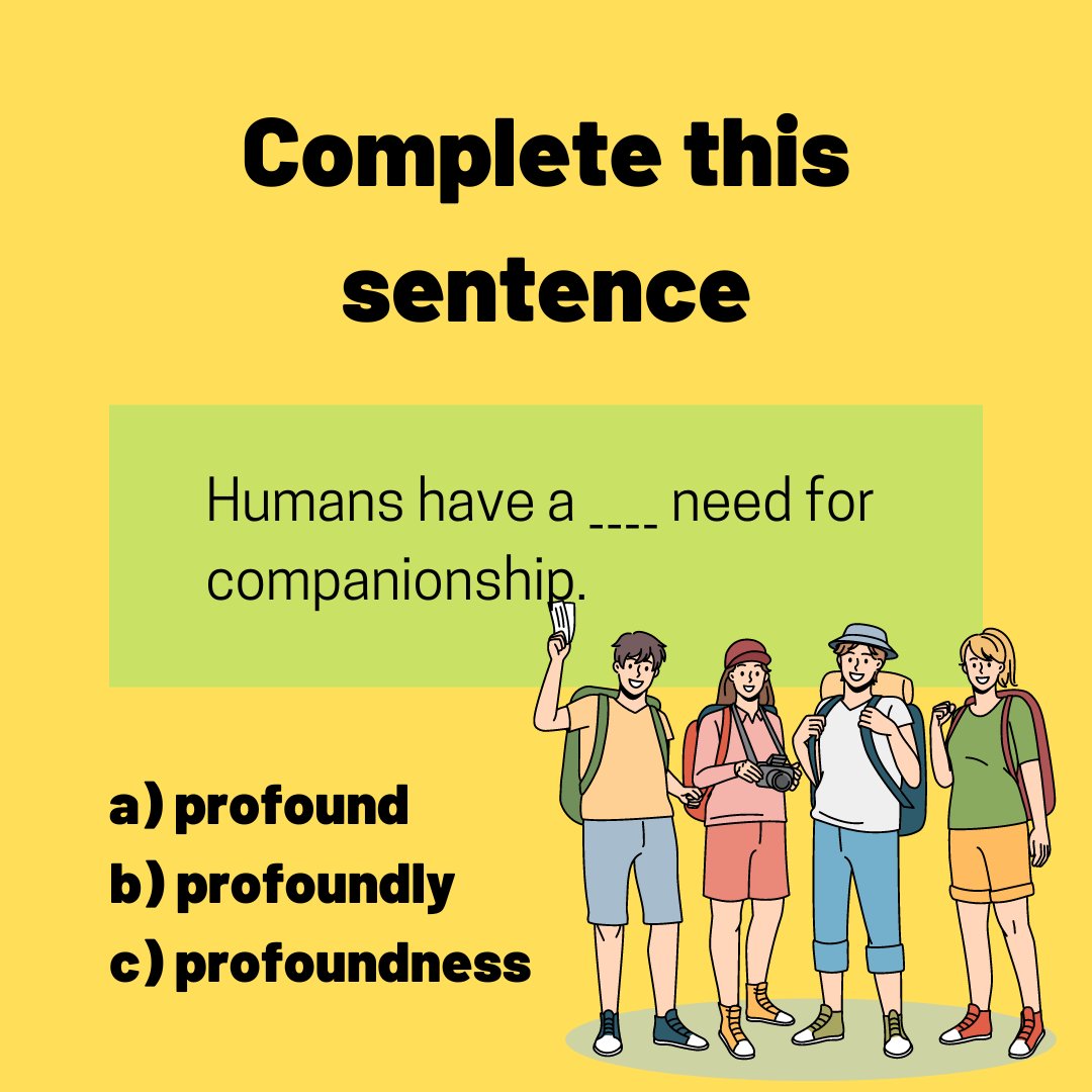 I'm still busy moving but my internet is now installed, so I made a #grammar test for today. See if you can figure it out.
