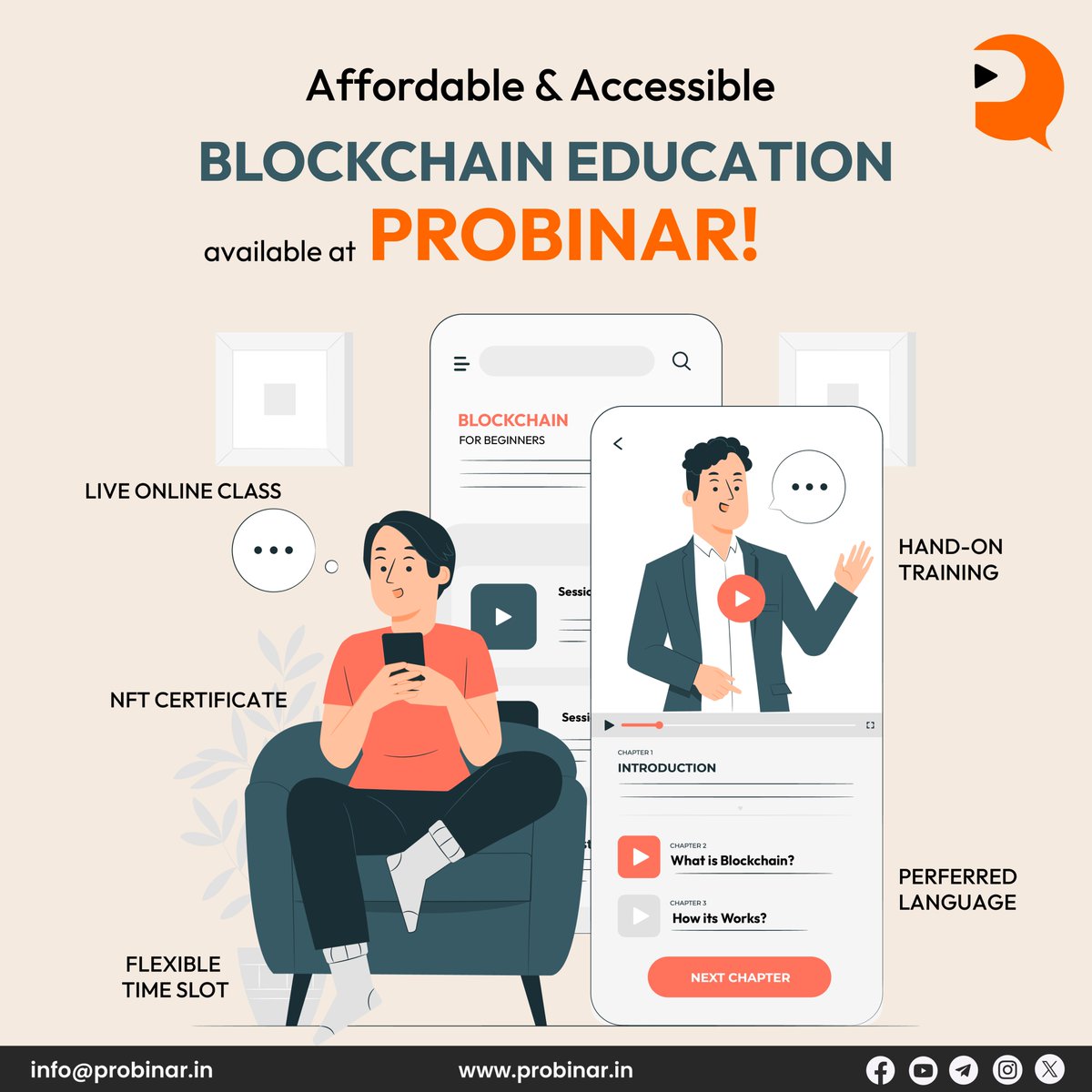 Revolutionize your understanding of blockchain with Probinar! Affordable, accessible education that reshapes your knowledge effortlessly. 

visit us: probinar.in

#bitcoin #Blockchain #CryptoEducation #Blockchain101 #LearnBlockchain #GIFTNIFTY  $GME #OpenAI