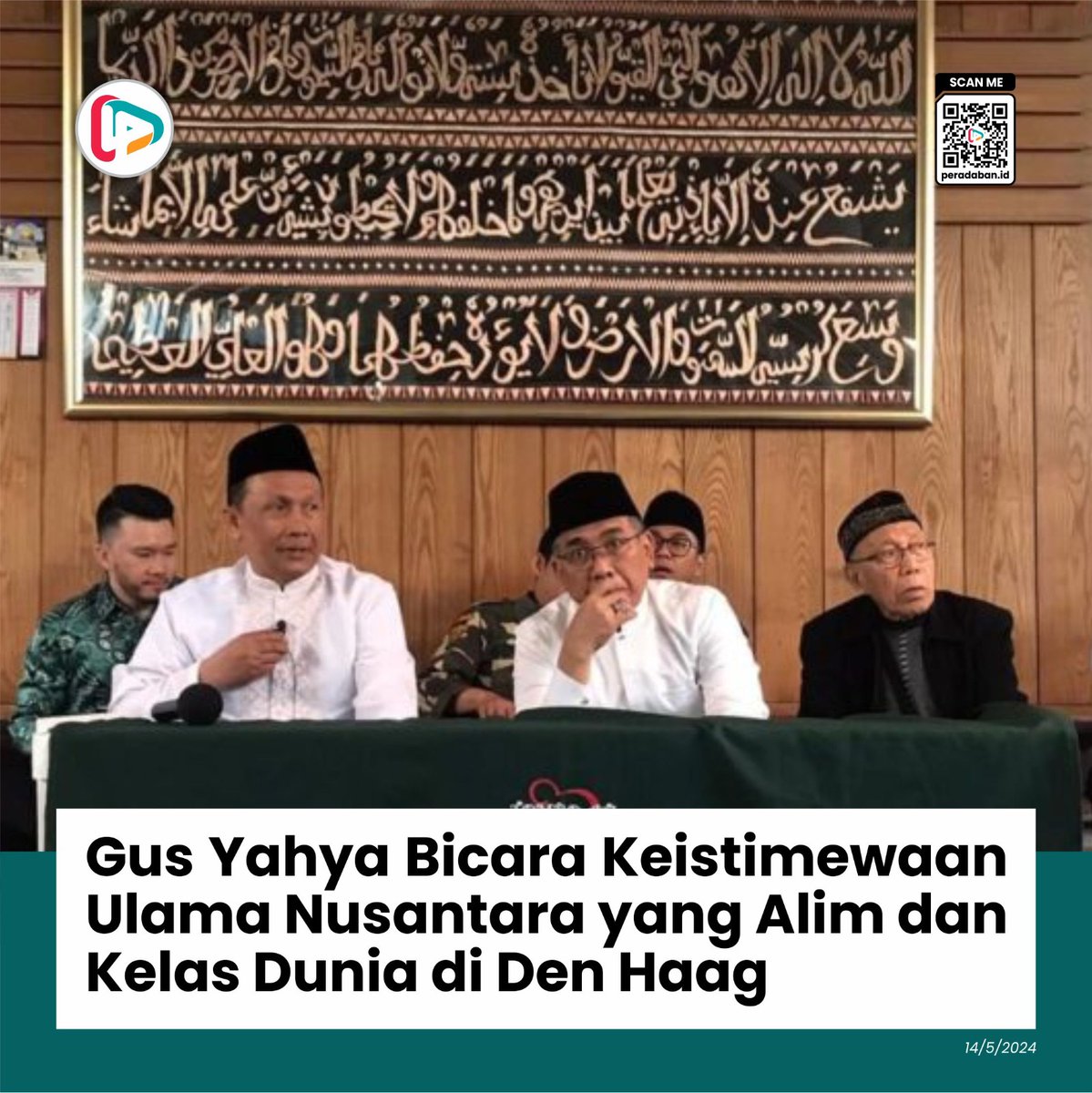 Dari sini, lanjut Gus Yahya, kita, umat Muslim Indonesia tidak semestinya berkecil hati. Jika ada orang Arab fasih berbahasa Arab itu sudah sewajarnya. Yang bermasalah adalah jika hal itu menjadi ukuran otentisitas keislaman sehingga menciptakan dikotomi peradaban.id/gus-yahya-bica…