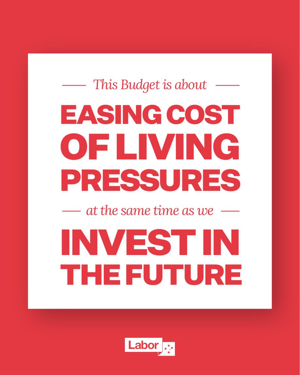 Only a few hours to go to Federal Budget 2024. We’re delivering a sensible, responsible budget that delivers cost of living relief for all households - and all Territorians.