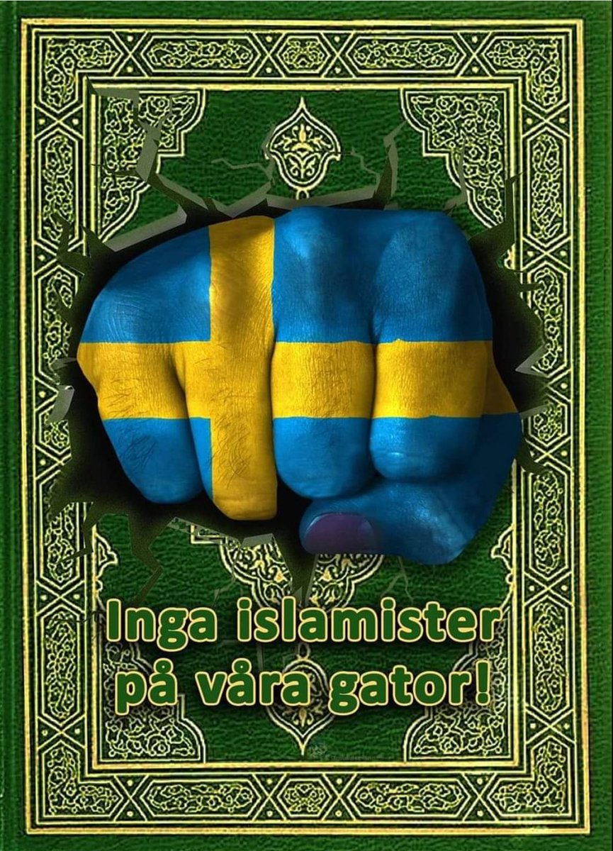 Inga Islamister på våra gator!
Ingen Islamisering av våra demokratiska länder!
Länge Leve Demokratin och Patriotism!