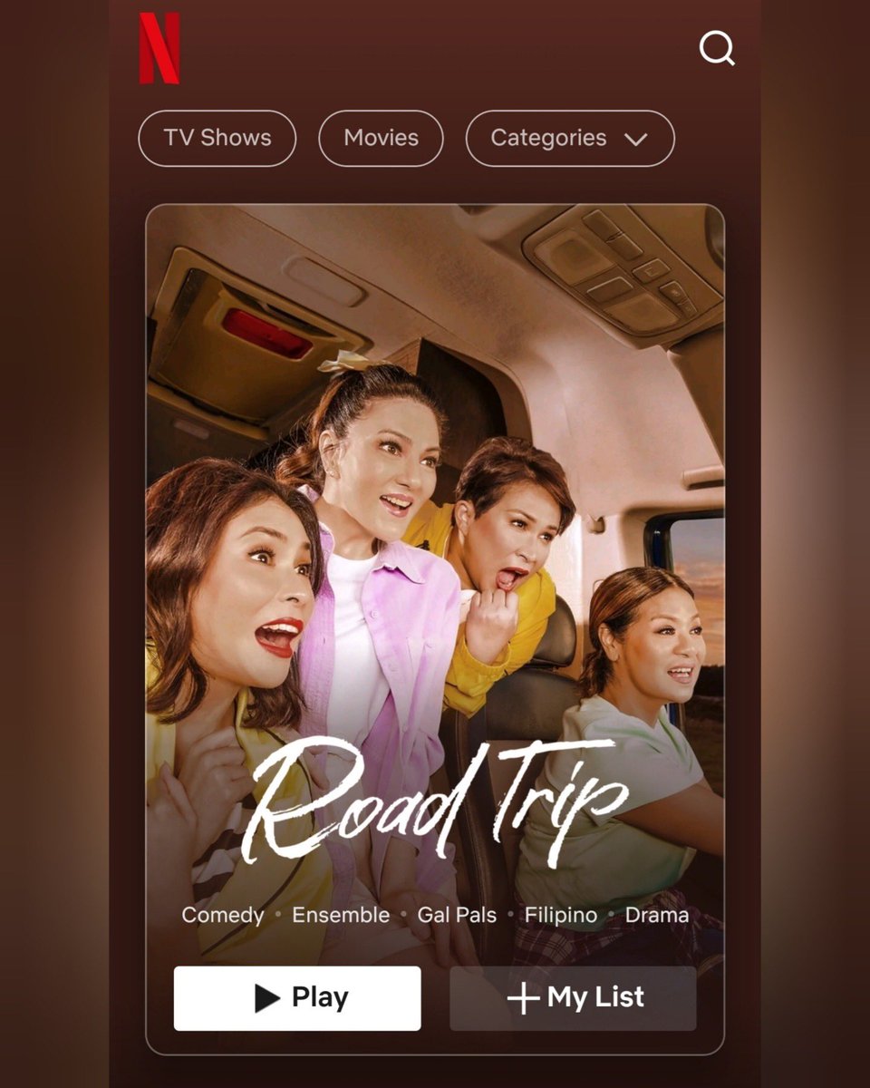 Nakapag gala na ba kayo ng mga kaibigan mo? Samahan na sina Candy Pangilinan, Gelli de Belen, Carmina Villarroel, and Janice de Belen na babalikan ang kanilang chilhood dreams!! ‘Road Trip' is now streaming on Netflix!