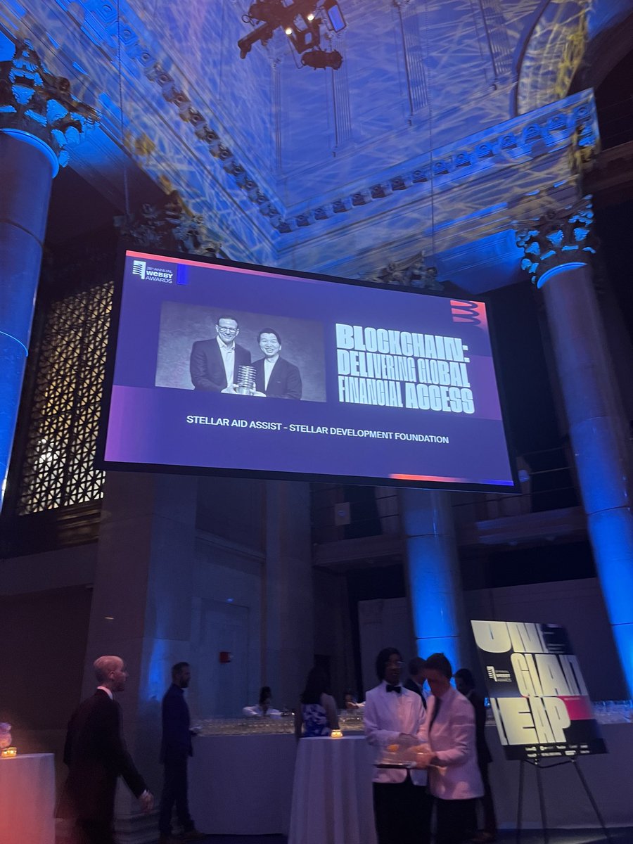 StellarOrg's tweet image. that feeling when you take home a #Webby 🏆