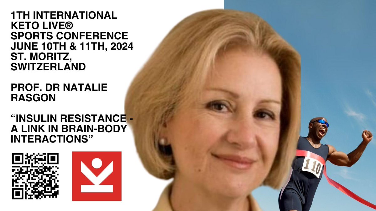 We look forward to welcoming Prof. Dr Natalie Rasgon to the 1st Keto Live® Sports Conference. Dr Rasgon is a Professor in the Department of Psychiatry & Behavioral Sciences & Obstetrics & Gynecology at the @Stanford University of Medicine. She has been involved in
