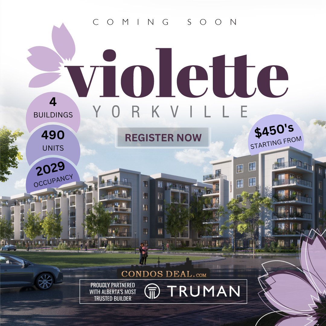 Coming Soon to Southwest Calgary
Embark on a lifestyle upgrade with #VioletteCondos in Yorkville by #Truman. 
Register now
condosdeal.com/violette-condo…
#YorkvilleCalgary #CalgaryCondos #SouthwestCalgary #LuxuryLiving #CondoLife #CommunityLiving #ModernCondos #CalgaryRealEstate