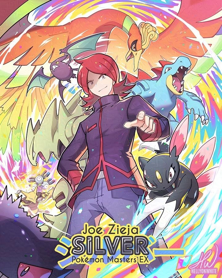 You wanted it, you got it - a new print for signings of SILVER from #pokemonmasters EX done by the brilliant @HellyonWhite 

Gotta sign 'em all!

I hate myself for that joke
