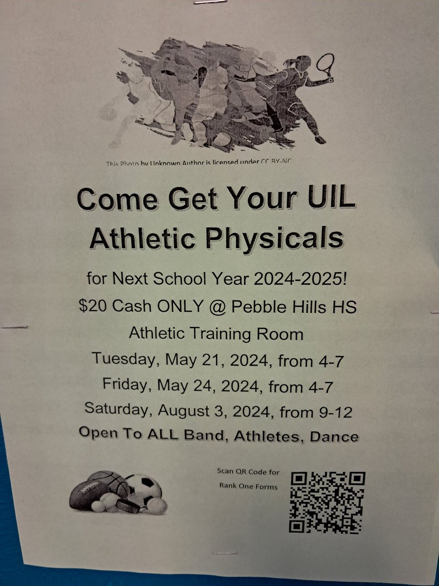 Physical @ Pebble Hill HS open to all next week. 🚨 See details below #RISE @APRIL_PHHS @PHills_HS @PHHS_BoysFutbol @hills_pebble @PebbleHHS_FB @PHHS_GirlsBBall @PHCrossCountry1