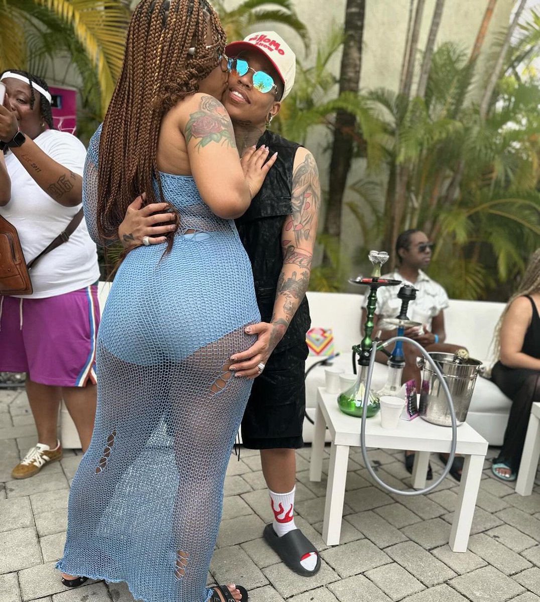 Fun facts: 1. Bae and I originally met in Miami although we didn’t start dating at that time 😅 2. #MagicCityMiamiFest happens right before our anniversary 😍 We Miami this week! magiccitymiami.net for presale tickets before they end! #BossBrittxBluv #WLWCouple