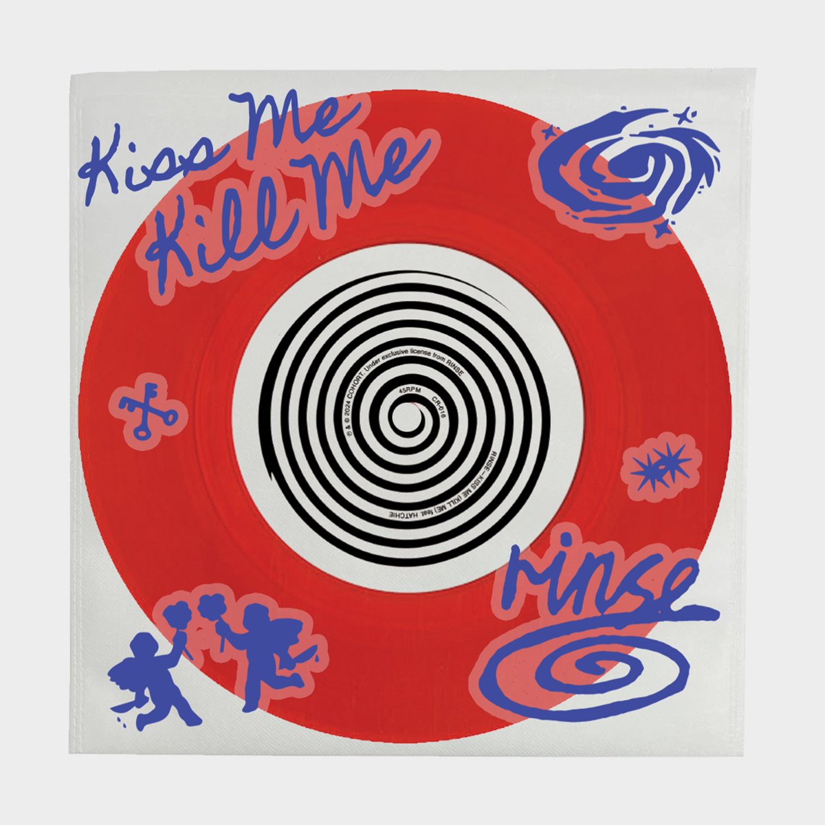 Limited edition 7” & sticker sheet featuring ‘Kiss Me (Kill Me)’ ft. @hihatchie & upcoming single ‘Breathe’ out May 24th! Pre-order now linkr.ee/rinseband