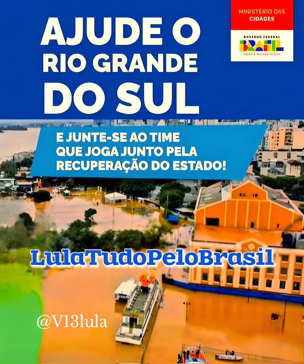 LULA SALVA VIDAS Obrigada, Presidente Luís Inácio Lula da Silva! @LulaOficial @ptbrasil @V13lula #LulaTudoPeloBrasil #MML