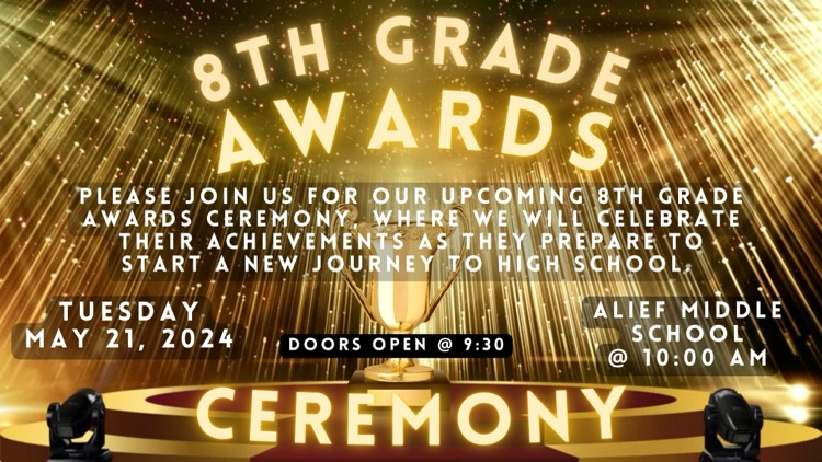 Alief Middle School (@alief_middle) on Twitter photo Celebration Alert!!!: Please join us for our upcoming 8th Grade Awards Ceremony, where we will celebrate their achievements as they prepare to start a new journey to high school! #CubNation | @Alief_Middle @PrincipalLopez9 <a href="/Sroninub2Newby/">Sharonda Newby, Ed.D</a> <a href="/DrSWBostic/">Dr. Serena Bostic</a> <a href="/amscubfam/">AMS Family Center</a> @aliefmiddleesl Celebration Alert!!!: Please join us for our upcoming 8th Grade Awards Ceremony, where we will celebrate their achievements as they prepare to start a new journey to high school! #CubNation | @Alief_Middle @PrincipalLopez9 <a href="/Sroninub2Newby/">Sharonda Newby, Ed.D</a> <a href="/DrSWBostic/">Dr. Serena Bostic</a> <a href="/amscubfam/">AMS Family Center</a> @aliefmiddleesl