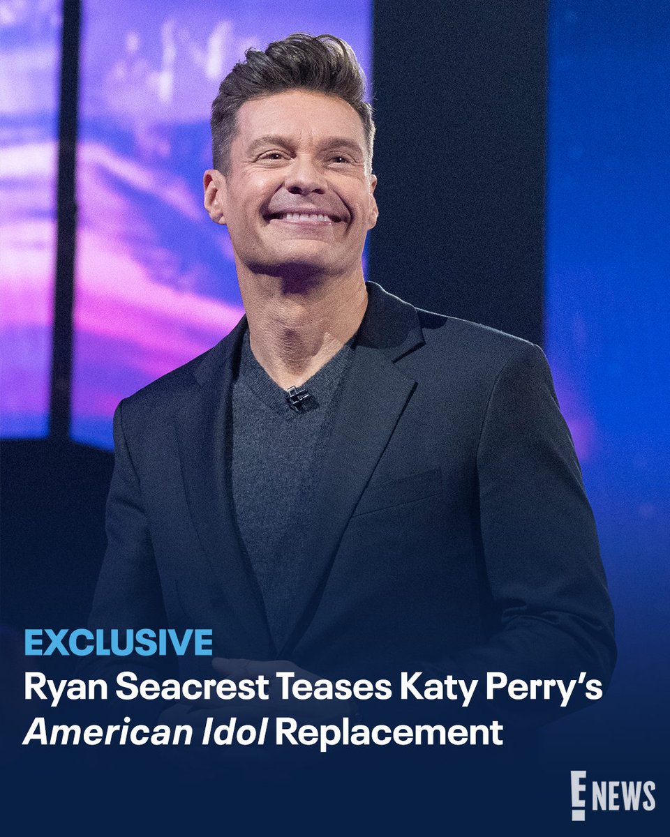 🔗: enews.visitlink.me/GH-7Cb Ryan Seacrest knows who is getting a ticket to Hollywood. 🎟️ He shares his thoughts on a new #AmericanIdol judge at the link. (📷: Getty)