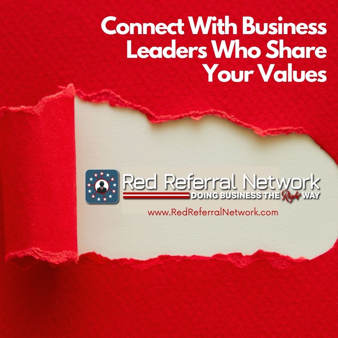 Start doing business with those who share your values and gain referrals the RIGHT way. It's free to register, so what are you waiting for?
#redreferralnetwork #businessnetworking