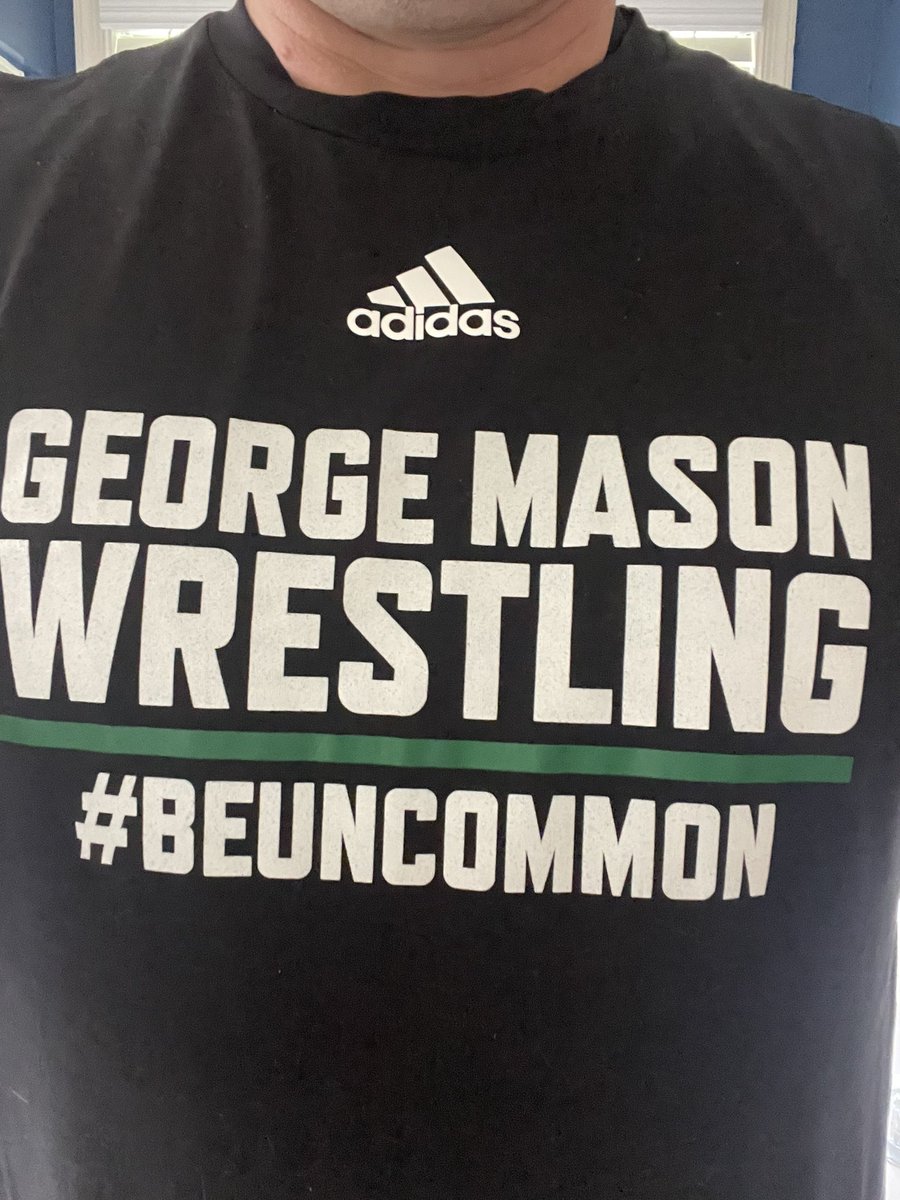 #WrestlingShirtADayinMay day 13 big shoutout to the crew in Fairfax. @f_beasley and staff are doing a phenomenal job building something big with @GMUWrestling Special shoutout to @mrsbeasleycpa for dealing with Frank…