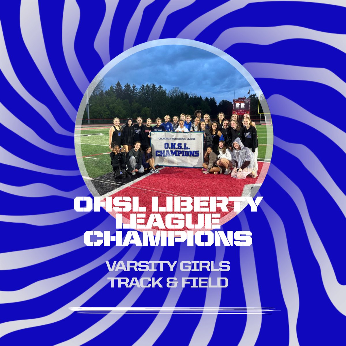 CONGRATULATIONS TO THE VARSITY GIRLS OUTDOOR TRACK & FIELD TEAM ON WINNING THE OHSL LIBERTY DIVISION CHAMPIONSHIP!! 👏🏻