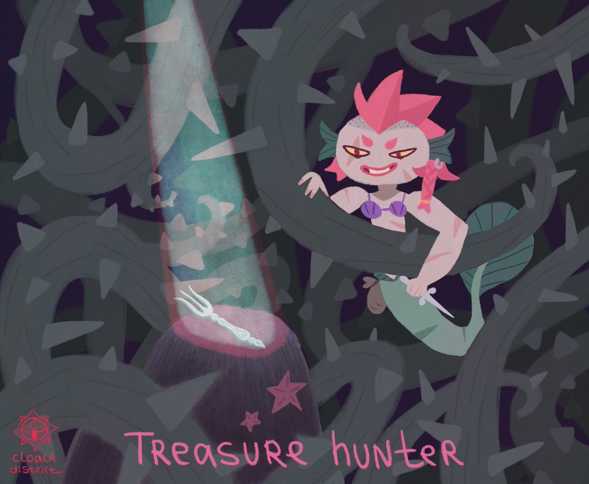 8. The treasure hunter
#Mermay