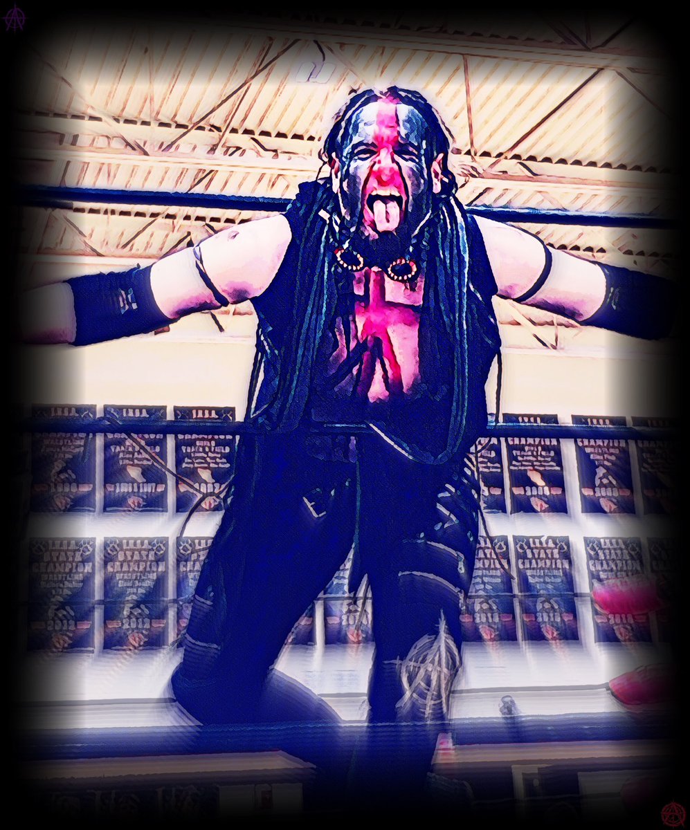 …“a sharp tongue is the only edge tool that grows keener with constant use”… ❗️🏴‍☠️🌀🌀🃏❗️ #ShadowAlpha #AntiSaint #ProWrestling #WWERaw #IndyWrestler