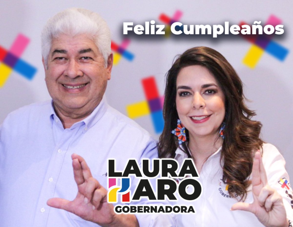 ¡Feliz cumpleaños a nuestra chivahermana y nuestra próxima gobernadora de Jalisco, @LauHaro. 

Una mujer joven y de grandes virtudes, espero que tengas un año lleno de éxitos. 

¡Muchas Felicidades, y arriba las chivas! 🔴⚪️