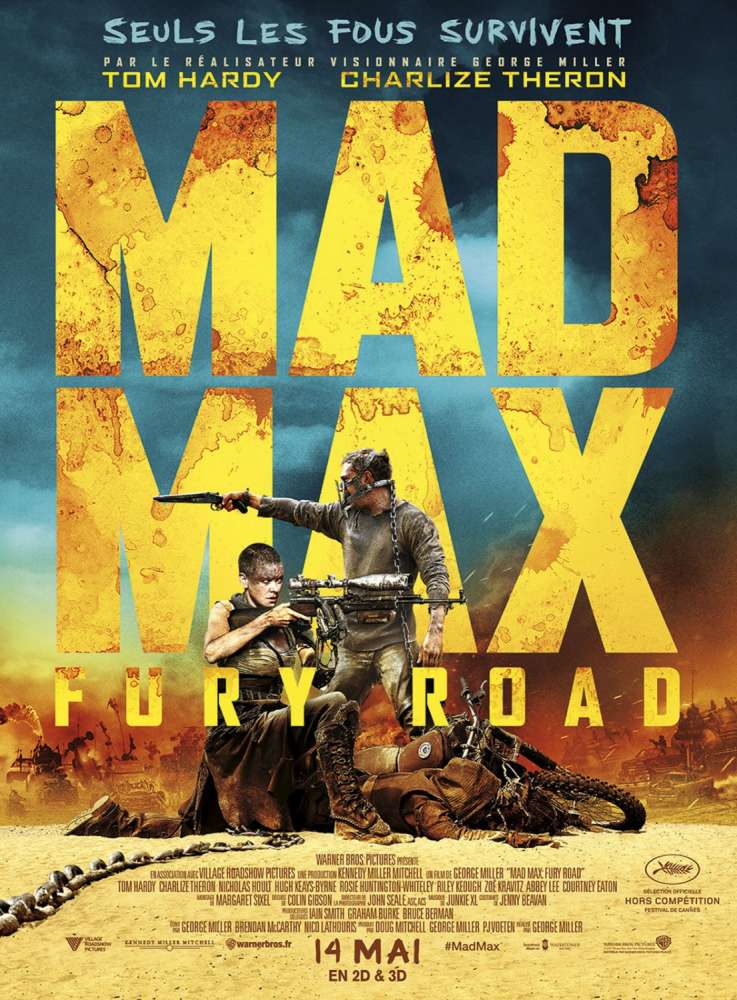 Mad Max : Fury Road est sorti ce jour il y a 9 ans (2015). #TomHardy #CharlizeTheron - #GeorgeMiller choisirunfilm.fr/film/mad-max-f…