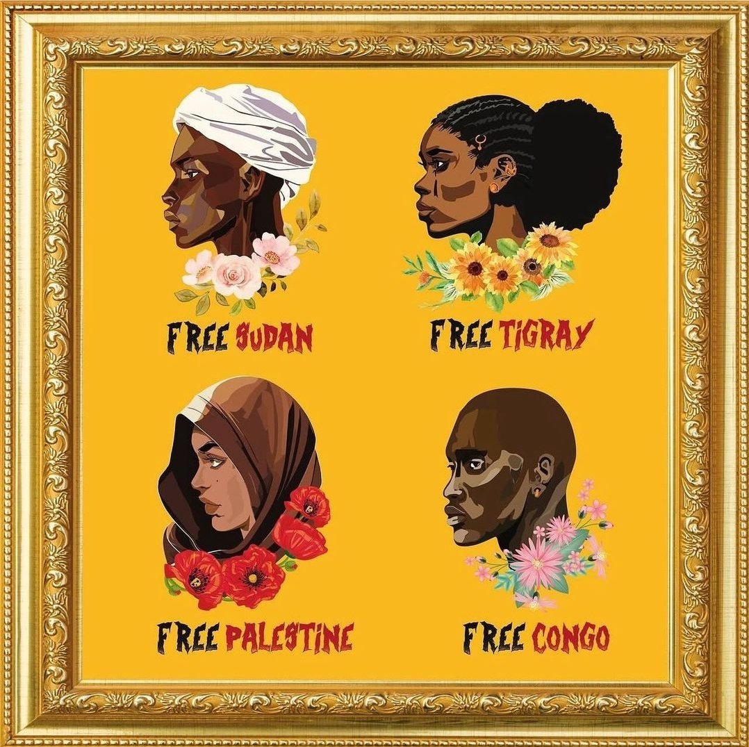 #FreeSudan #FreeTigray #FreePalaestine #FreeCongo