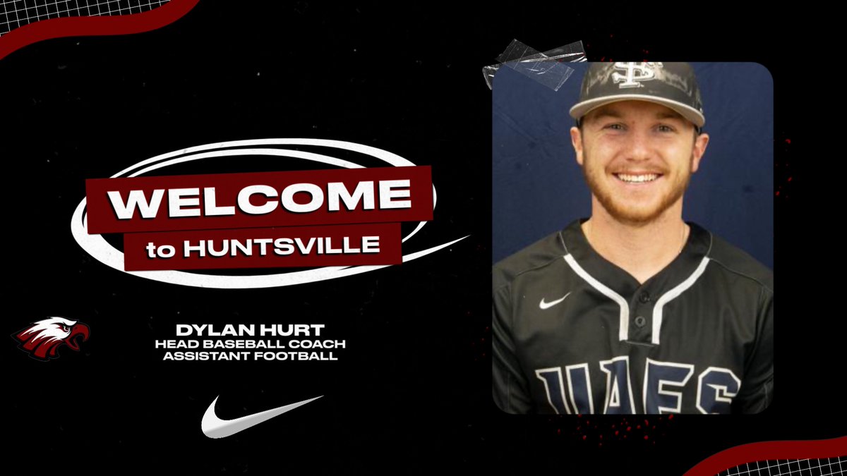 Join us in welcoming our new Head Baseball Coach, Dylan Hurt! We are excited to have Coach Hurt join the #Eagles! 🦅⚾️