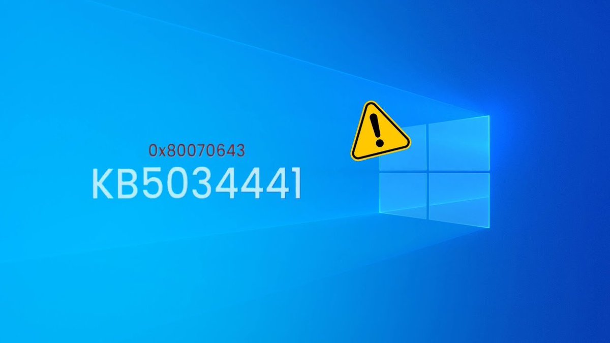 Microsoft Confirms it will NOT Fix KB5034441 Error 0x80070643 on Windows 10

youtube.com/watch?v=VrSD5B…