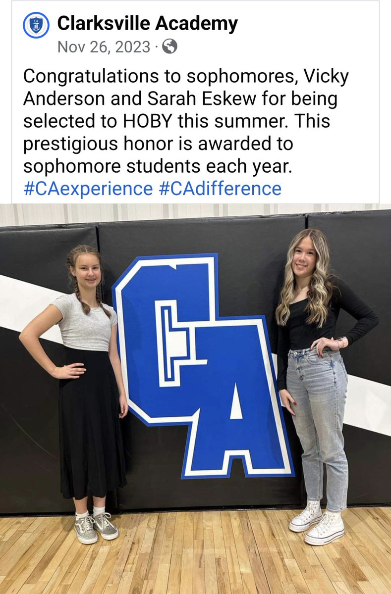 Victoria Vicky Anderson (@vicky_ca_2026) on Twitter photo Can't wait for this weekend! An opportunity of a lifetime and honor to represent my school. <a href="/HOBY/">Hugh O'Brian Youth Leadership</a> Can't wait for this weekend! An opportunity of a lifetime and honor to represent my school. <a href="/HOBY/">Hugh O'Brian Youth Leadership</a>