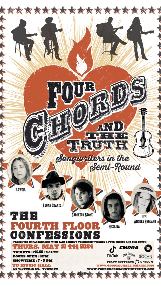 Logan Staats (@loganstaats) on Twitter photo Hey Toronto! I’m back! I’m playing <a href="/tdmusichall/">TD Music Hall</a> for @fourchordsandthetruth on May 16th! It’s just a couple days before my birthday so come on out and let’s celebrate together! There’s only a few tickets left so get yours quick!
🎂🎉🥳🤘🏽🎸 Hey Toronto! I’m back! I’m playing <a href="/tdmusichall/">TD Music Hall</a> for @fourchordsandthetruth on May 16th! It’s just a couple days before my birthday so come on out and let’s celebrate together! There’s only a few tickets left so get yours quick!
🎂🎉🥳🤘🏽🎸