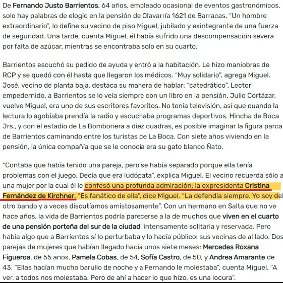 📛El asesino de las 3 mujeres en Barracas ➡️FANÁTICO de Cristina Kirchner... no hay remate. ➡️Justicia, ojala se haga justicia.