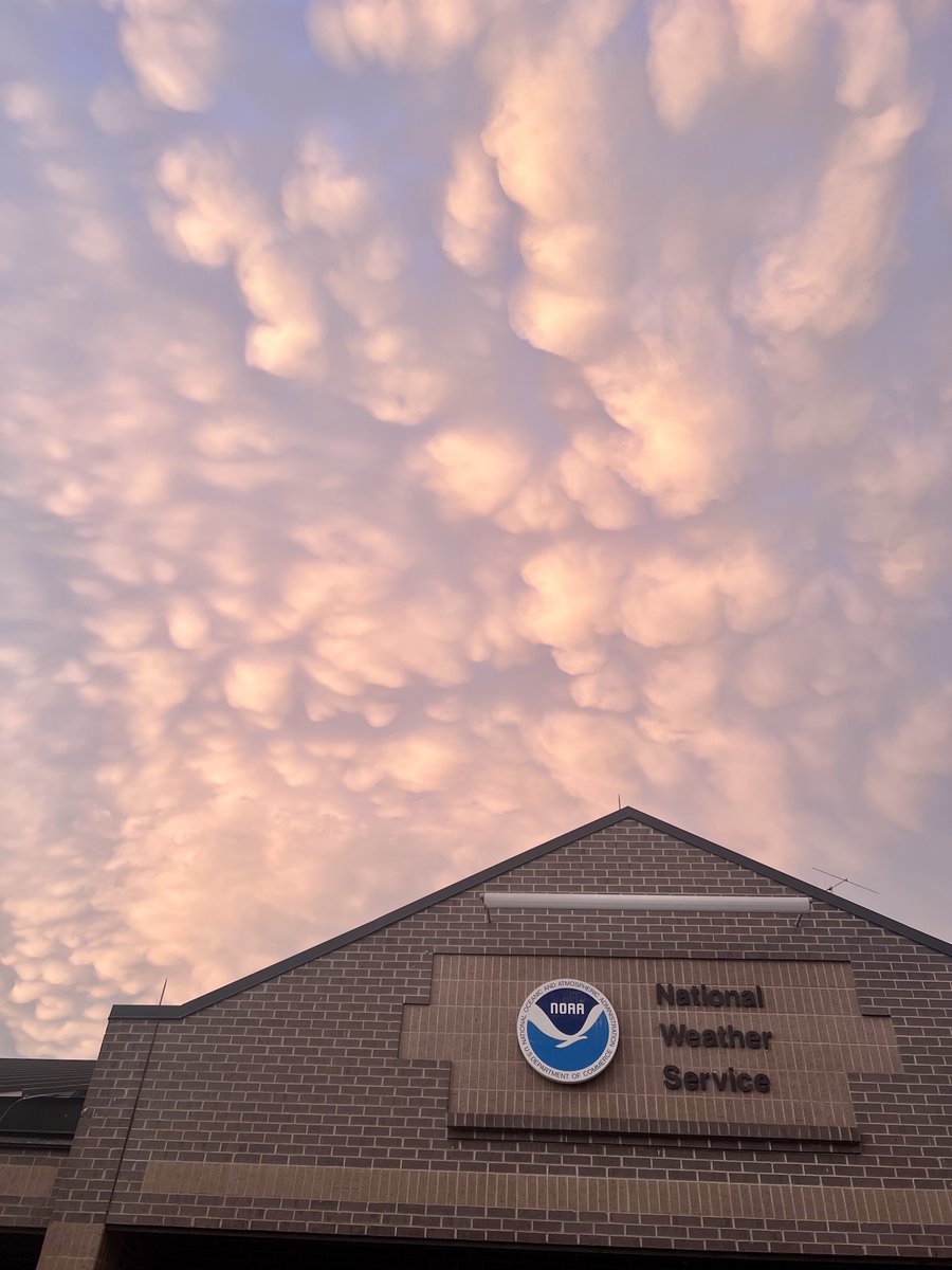 The calm after the storm! Check out these mesmerizing mammatus clouds hovering over our office and the Corpus Christi area this evening! Despite the intense storms earlier today, nature always has a way of leaving us in awe with its breathtaking displays. #txwx #stxwx