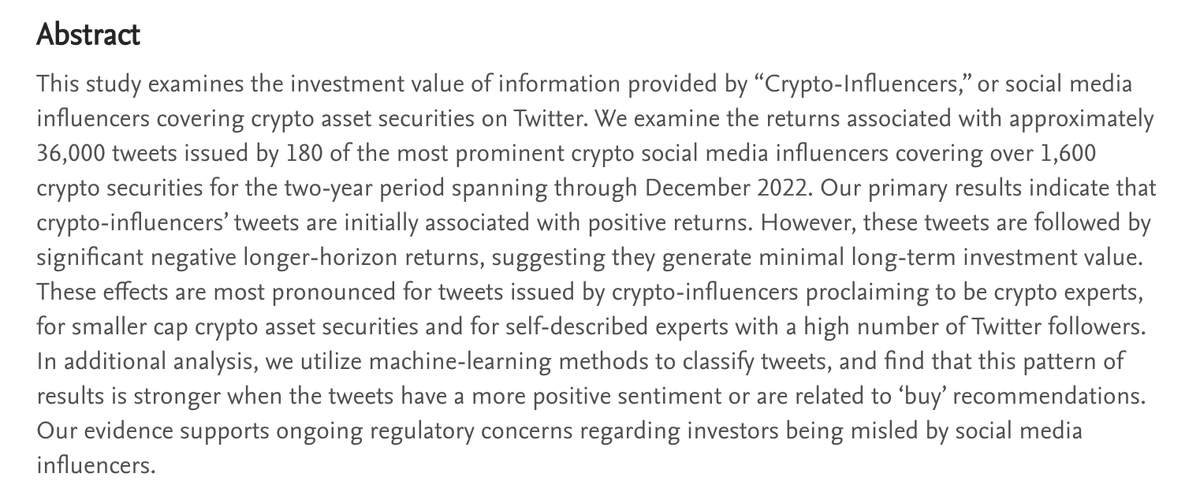 Formal analysis of KOLs, a dream come true 🤣