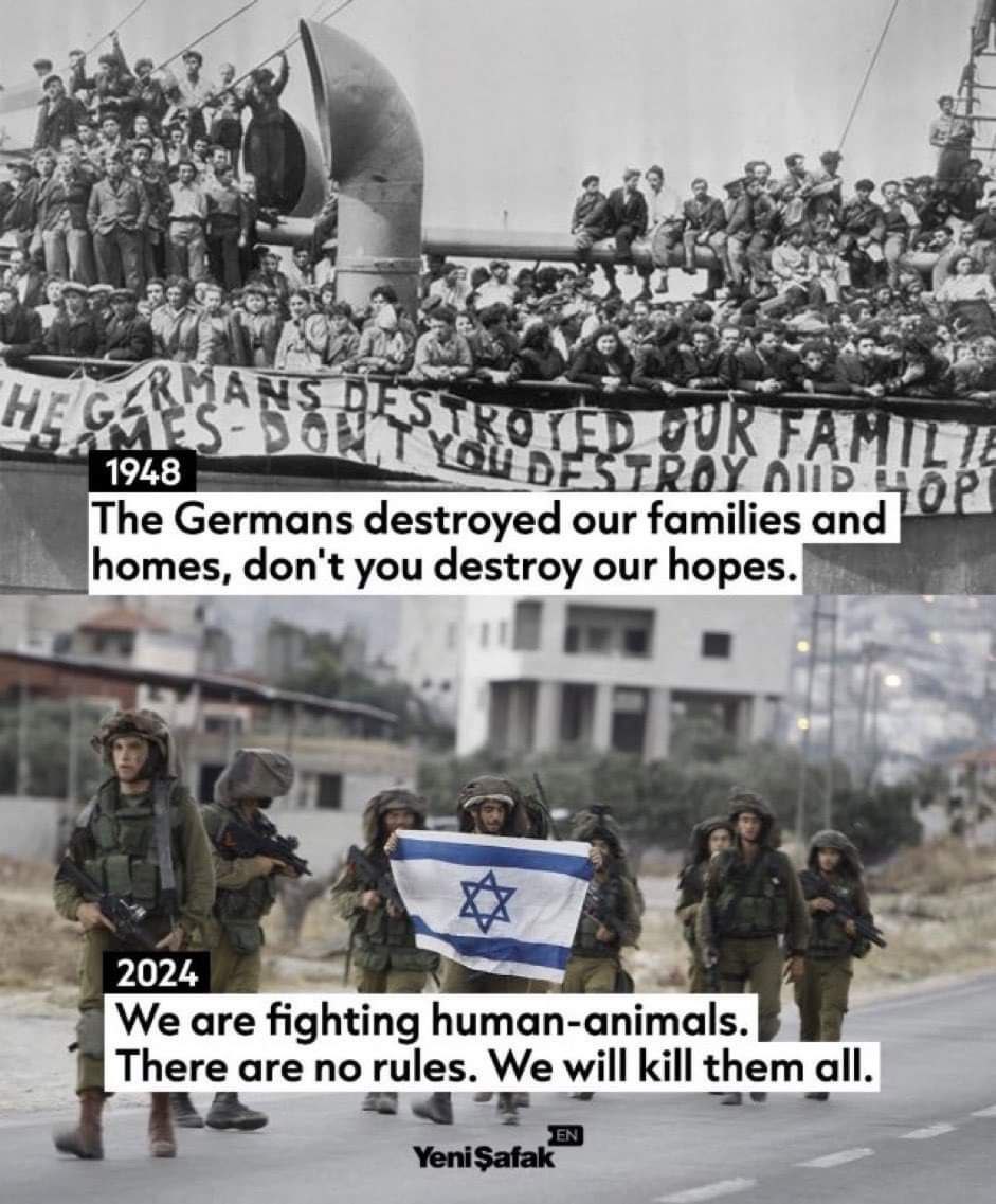 angeloinchina's tweet image. Palestinians were stabbed in the back.
- Zionist Hitler already in 1933 was working alongside other Zionists to transfer jews to Palestine. (Havaara agreement)
- Before-during and after the Holocaust Zionists prevented jews to go anywhere else than to Palestine contributing to…