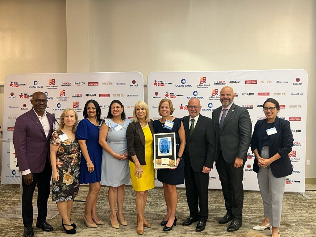 Congratulations to <a href="/MDCPS/">Miami-Dade Schools</a>' Chief Academic Officer, Lourdes Diaz, for being honored tonight by the <a href="/EducationFund/">The Education Fund</a>! Your dedication to our community and commitment to fostering student academic success is exemplary. Thank you for your outstanding leadership and contributions.