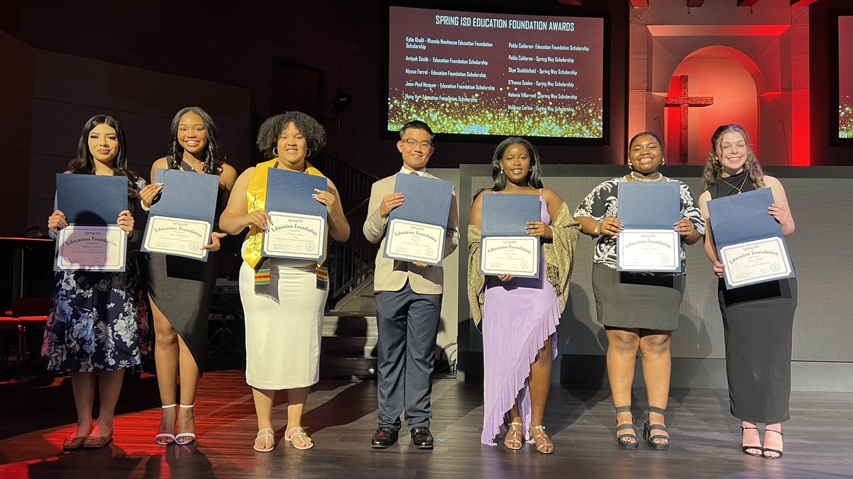 Tonight, we celebrate the remarkable achievements of @cwhs_springisd seniors! 🌟 From academic excellence to service and leadership, they've shown incredible dedication and talent. Let's applaud their hard work and bright futures ahead!