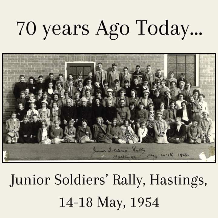 Junior Soldiers rally from 70 years ago. #youngpeople #salvationarmynzfts #Hastings