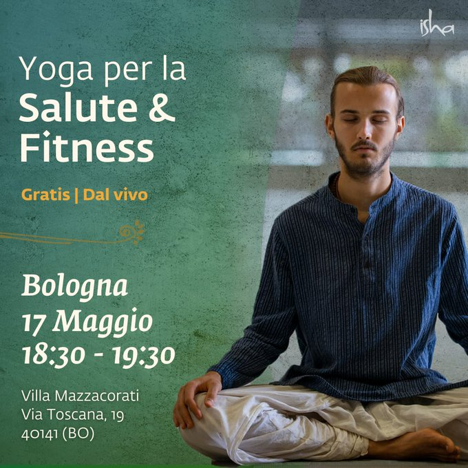 Bologna - #FreeOffering aperta a tutti, per salute & fitness. @SadhguruJV Registrati ➡️eu.sadhguru.org/it/register-tr… #InnerEngineering #IshaFoundation #HataYoga #yoga #wellbeing #health #knowledge #enlightenment #awareness @BolognaToday @bolognanews