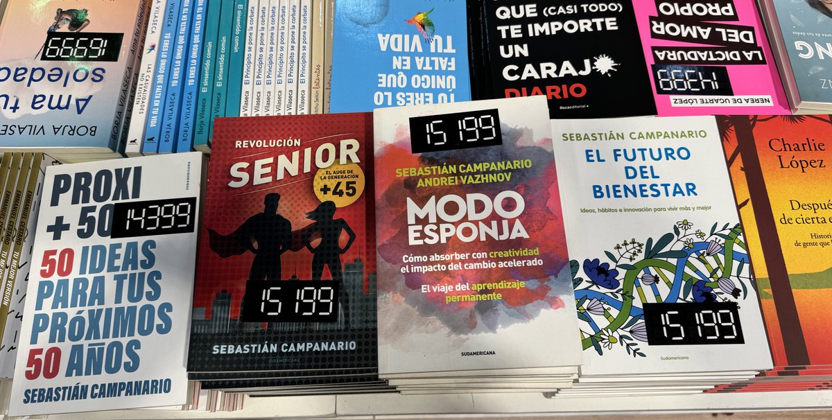 Bien ahí <a href="/sebacampanario/">Sebastián Campanario</a> !! La presión a las editoriales en la feria del libro hizo efecto ! Pusieron (casi) toda la carne al asador !