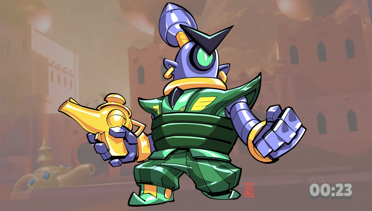 Z_CTRL_'s tweet photo. A short stream today, after 2 hours, here's were I'm leaving off my boi Guard Rico! be back tomorrow to finish him off!
Check out @AET_Gaming if you wanna WIN THE SKIN!
#livestream #artstream #fanart #brawlstarsart #brawlstars #guardrico #brawlstarsRico https://t.co/Xj8ULwtVWe
